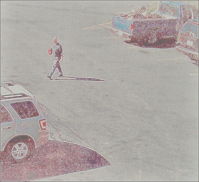 Man in a Parking Lot march 11